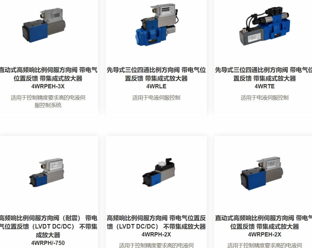 Пропорциональный клапан Rexroth и усилитель Rexroth